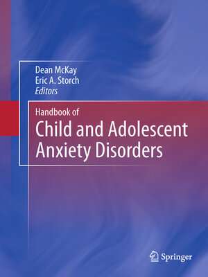 cover image of Handbook of Child and Adolescent Anxiety Disorders